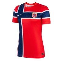 Camiseta Noruega Primera Equipación Replica Mundial 2026 para mujer mangas cortas